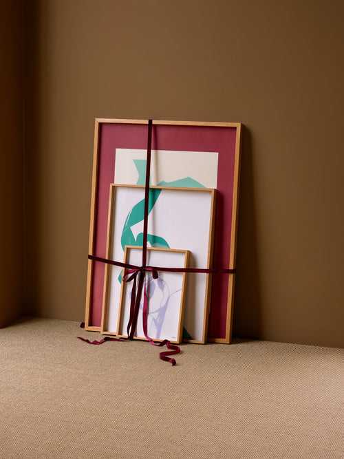 Hübsch lijst Studio - mdf/eikenfineer/plexiglas - 32x5xh44cm - vtwonen shop