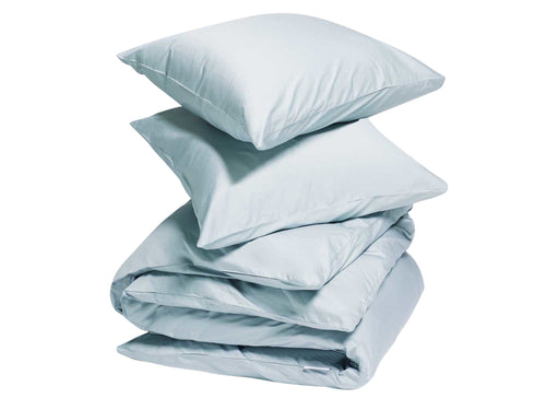 Yumeko dekbedovertrek katoen satijn sky blue 200x220 + 2/60x70 - vtwonen shop