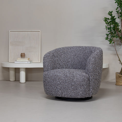 DÉJA Living Fauteuil Marie - Stof/Metaal - Taupe - vtwonen shop