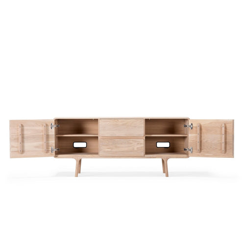 Gazzda Fawn Sideboard Naturel - Houten Dressoir - 150 x 45 cm