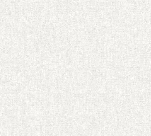 A.S. Création behang effen wit - 53 cm x 10.05 m - AS-378314