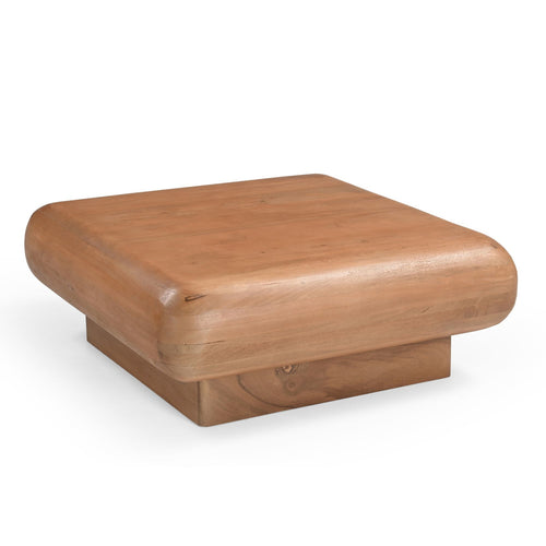 Starfurn Salontafel Fedde - Vierkant Naturel Hout - 80x80x32cm