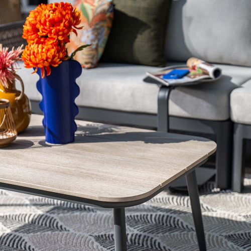 Garden Impressions Loungeset Milan 5-delig - donker grijs