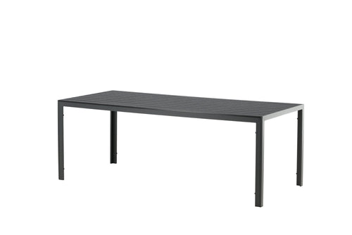 Rebellenclub Rechthoekige Tuintafel Solis - 205 x 90cm - Zwart - vtwonen shop