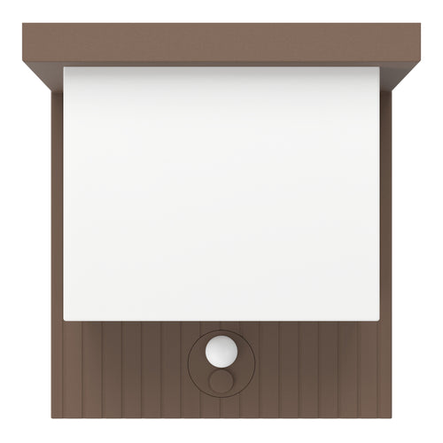 EGLO wandlamp buiten Frigento - roestbruin - solar - sensor
