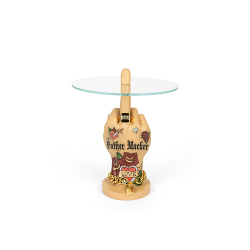 Bold Monkey Fother Mucker Bijzettafel Liefde - Beige