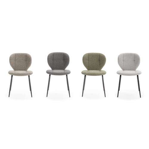 Calicosy - MAORI Set van 2 stoelen - Groen - 48,5x50x48 cm