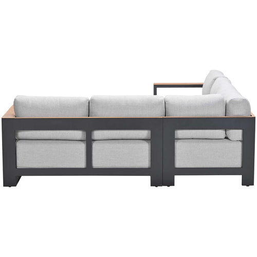 Garden Impressions loungebank Malakka - light teak look 3-delig - vtwonen shop