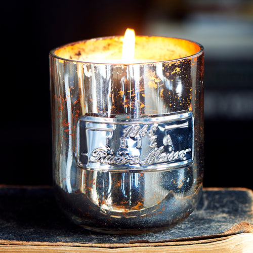 Rivièra Maison RM Scented Candle Ibiza - Paraffine, Glas - Zilver - vtwonen shop