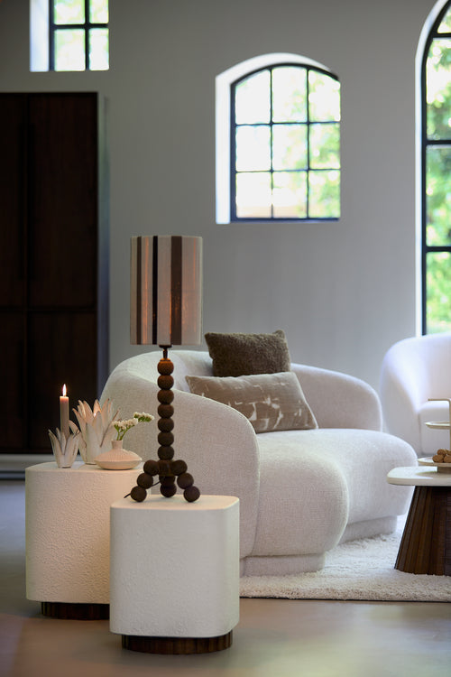 Light & Living bijzettafel SEDDON - 37x34x45cm - wit - vtwonen shop