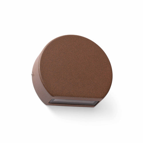 Faro Pill - LED Wandlamp Buiten Roestbruin IP54