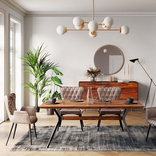 Kare Design Stoel Marshall grijs fluweel - vtwonen shop