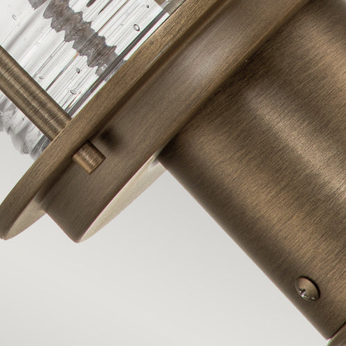 Elstead Kichler Ashland Sokkellamp voor buiten, gepolijst brons, IP44