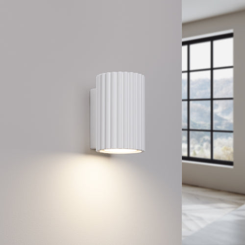 Sollux Lighting Wandlamp KARBON 10 wit - 6,5x8,5x10cm