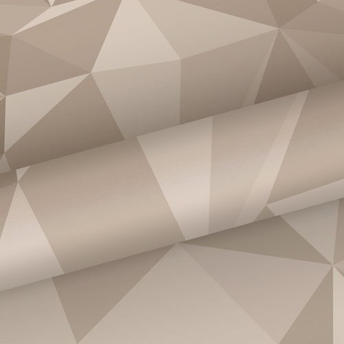 Sanders & Sanders behang grafisch 3D motief beige - 50 x 900 cm - 935272