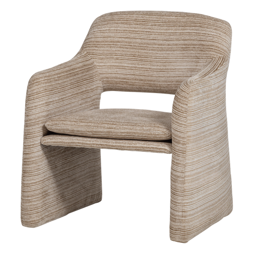 WOOOD fauteuil Lyric - Streep Dessin - Naturel - 81x70x65