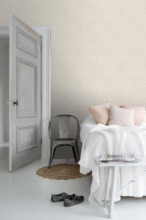 ESTAhome behang breisel beige - 53 cm x 10.05 m - 137720
