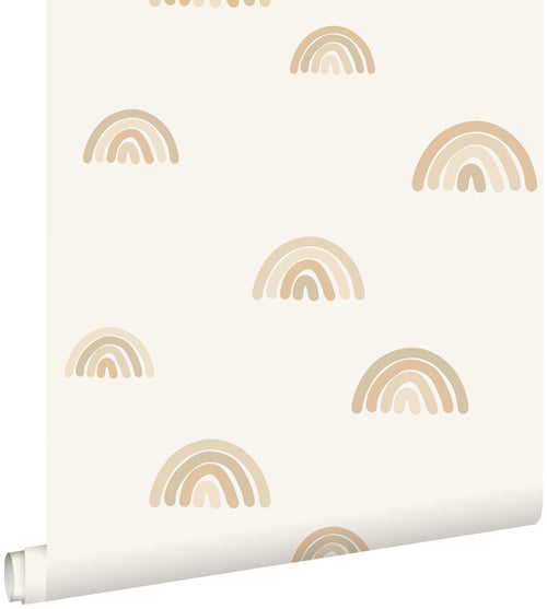 ESTAhome behang regenboogjes beige - 53 cm x 10.05 m - 139685 - vtwonen shop