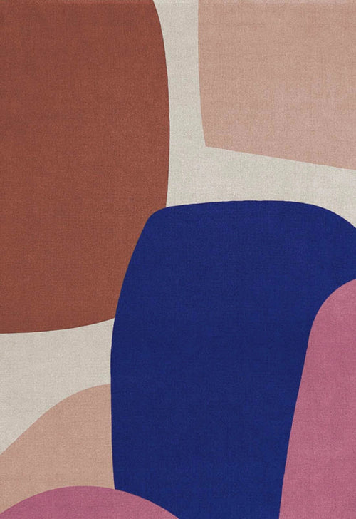 Vloerkleed Layered Lake Patterned Wool Rug 250x350 cm - vtwonen shop