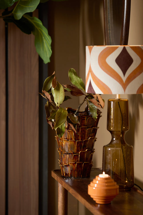 Light & Living vaas BANYA - 27.5x27x34cm - bruin