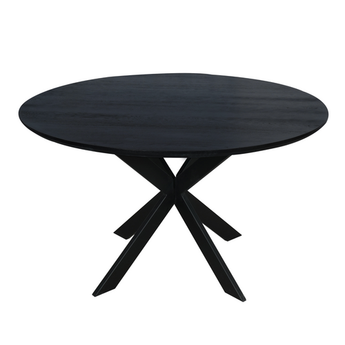 Starfurn  eettafel Ferris - zwart - 130x130x76cm