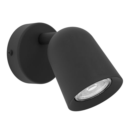 EGLO spot Camaldoli - gu10 - 8.5 cm - zwart