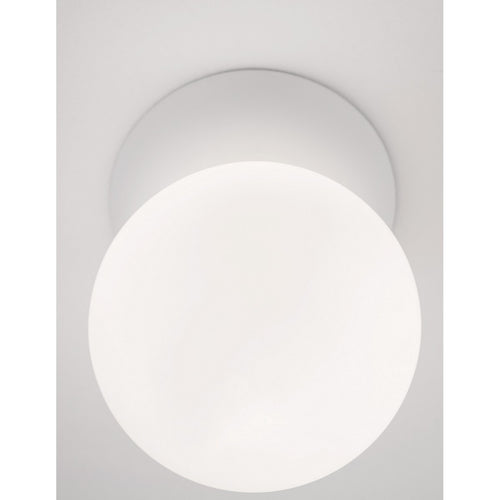 Merano Inuvik Wandlamp Wit Gips, Opaalglas LED G9