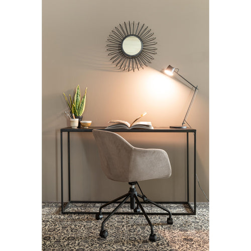 Housecraft Living Junzo Bureaustoel Ribstof Grijs - vtwonen shop