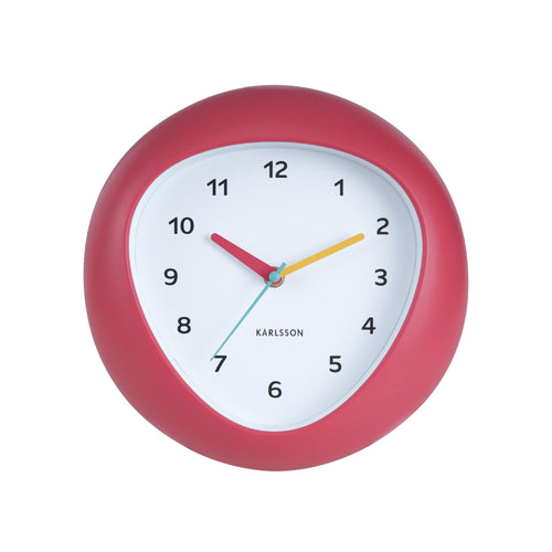 Karlsson wandklok Funky Vibes - rood - Ø25.5cm - vtwonen shop
