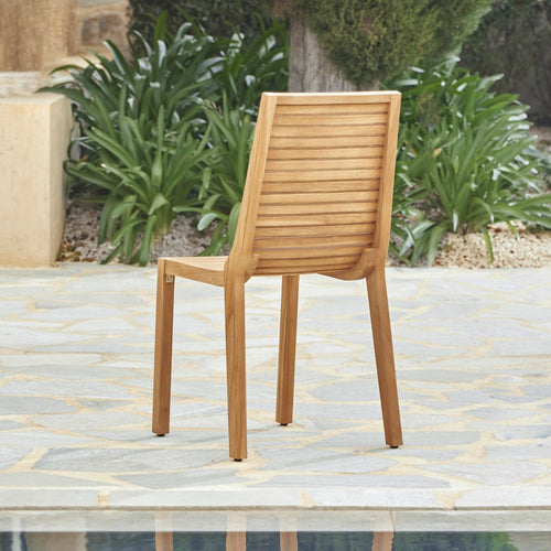 Tikamoon Massief teakhouten tuinstoel - Naturel