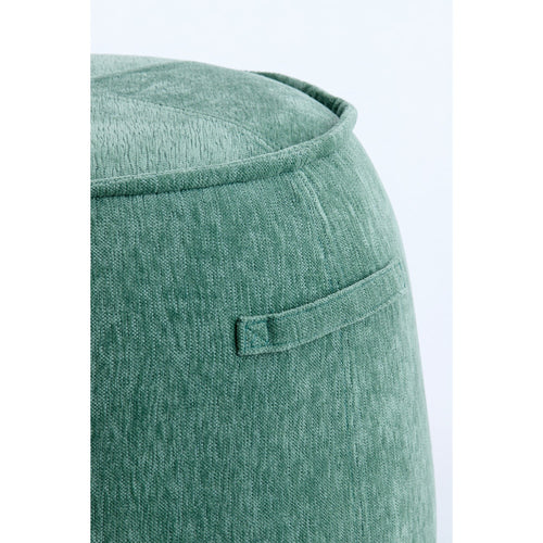 Light & Living poef Sibiu - groen - Ø50cm