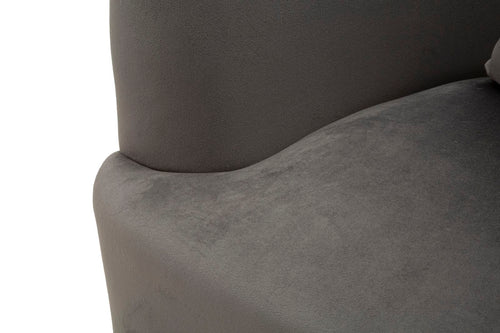 Mauro Ferretti fauteuil - 73x66x78 cm - grijs/zilver