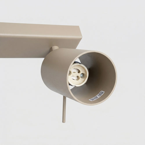 Sollux Lighting Plafondlamp RING 2 taupe - 30x6x16cm