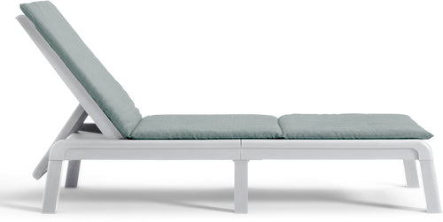 Keter Mallorca Ligbed - inclusief kussen - 187.5x58x29cm - Wit