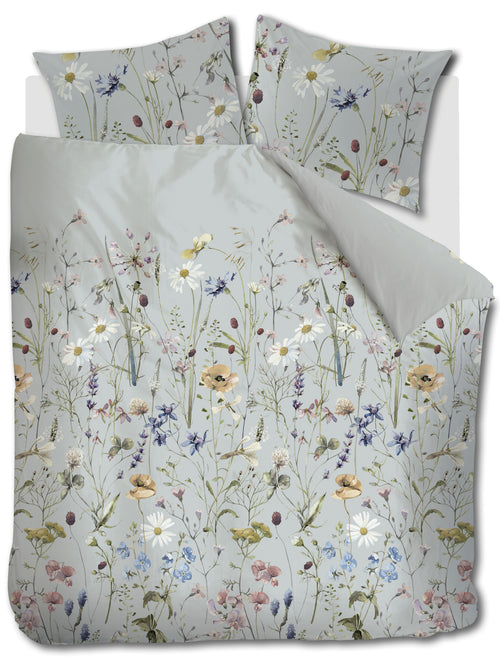 Ariadne at Home Dekbedovertrek Bloom - 200 x 200/220 cm - Blauw