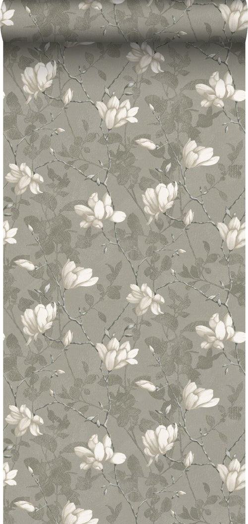 Borastapeter behang magnolia bruin - 53 cm x 10.05 m - 660432 - vtwonen shop
