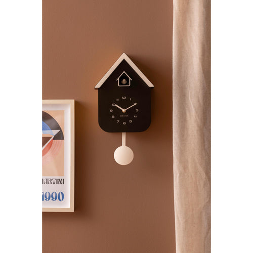 Karlsson wandklok Dupla Color Cuckoo - zwart - Ø21.5cm - vtwonen shop