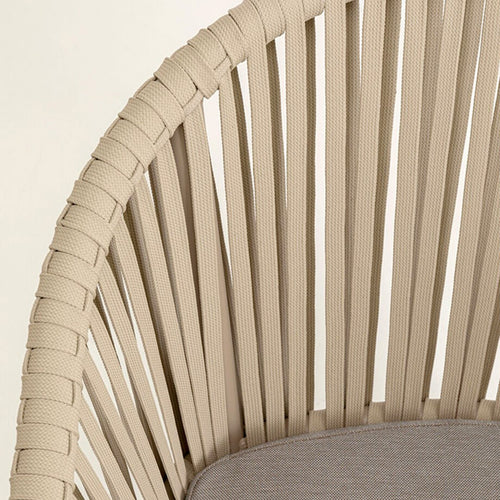 Kare Design Tuinstoel met armleuningen Santanyi beige