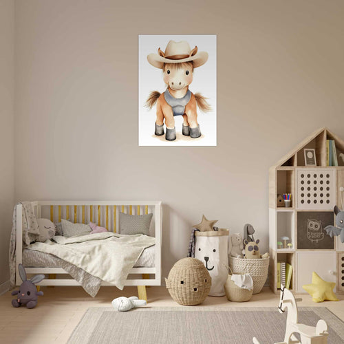 Artfulprints  Boerderij pony   poster 50x70 cm - vtwonen shop