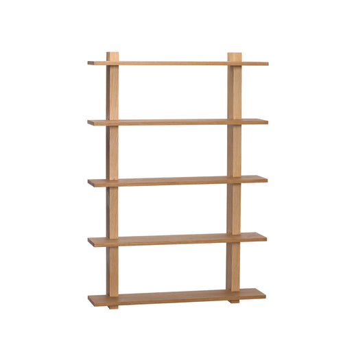 Hübsch plank Simple - mdf/eikenfineer/eikenhout - 60x14xh87cm