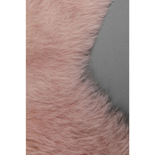 Kare Design Schapenleer Heidi 85x65cm roze