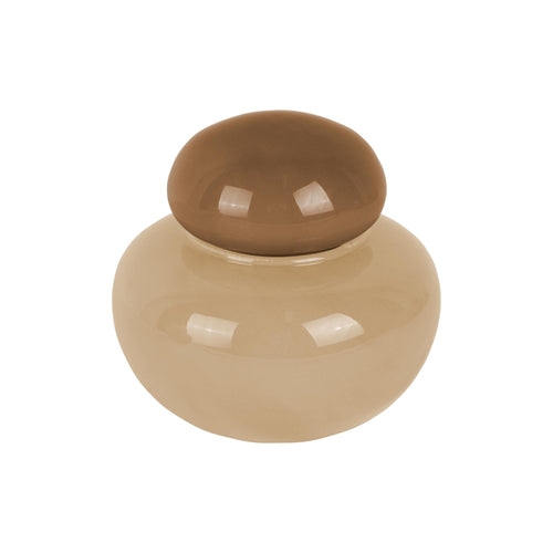 Present Time vaas Nuevo Dulce - bruin - Ø13.5cm