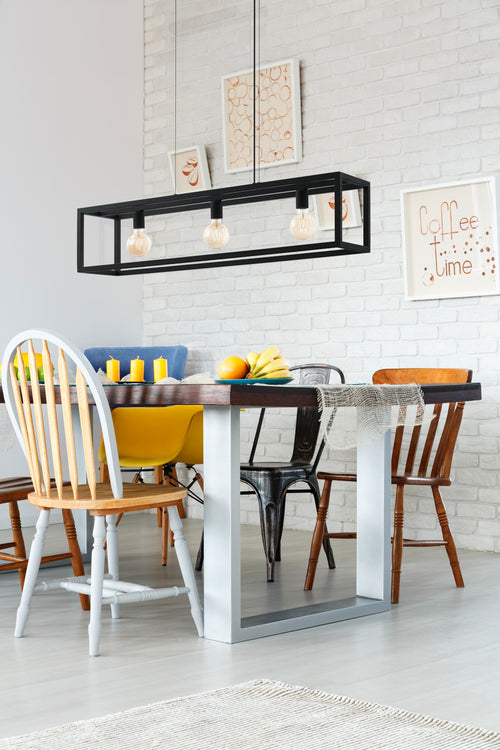 EGLO hanglamp Elswick - e27 - 110 cm - zwart - vtwonen shop