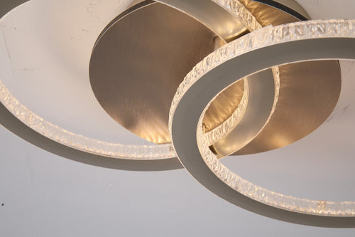 Searchlight plafondlamp Specs - 1 lichts - 42.5  x 7.5   cm - champagne