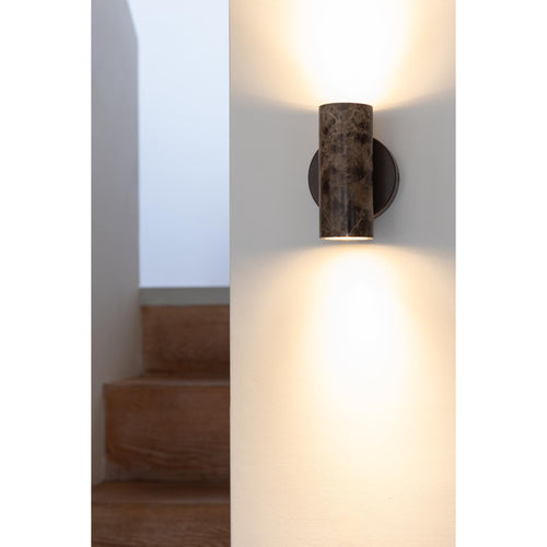 it's about RoMi wandlamp Tivoli - bruin - 10x12x17cm