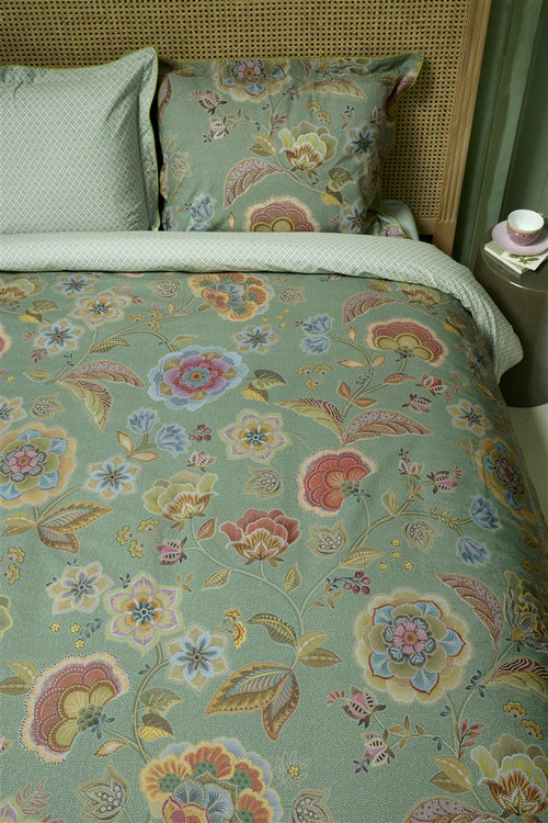 Pip Studio dekbedovertrek Matata - 140x200/220 cm - groen