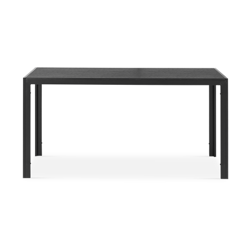 Lisomme Stan tuintafel zwart - 150 x 90 cm - vtwonen shop