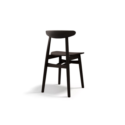 Set van 2 stoelen Elie hout donker walnoot - 42x47x80cm