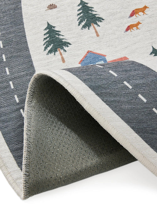 benuta kindervloerkleed Linus - crème - ø 120 cm