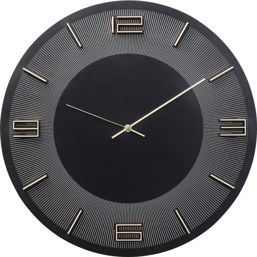 Kare Design Wandklok Leonardo zwart